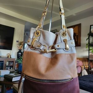 B Makosky Stylish Multi-Color Leather Women's Bag